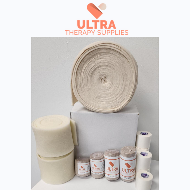 Package C: One Lower Extremity with Foam Lymphedema Package - Ultra Therapy Supplies