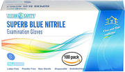 Super Blue Nitrile Gloves